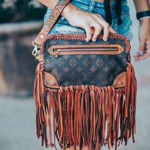 *SOLD* Custom Louis Vuitton Dragonne GM Clutch